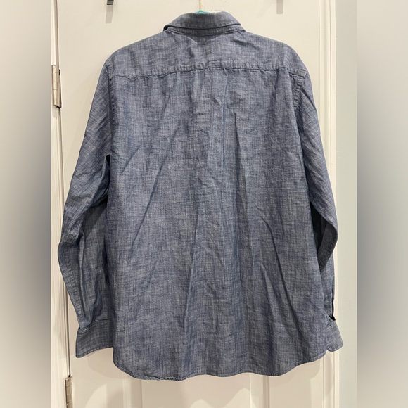 Banana republic XL slim fit soft wash blue dress shirt - Picture 3 of 3